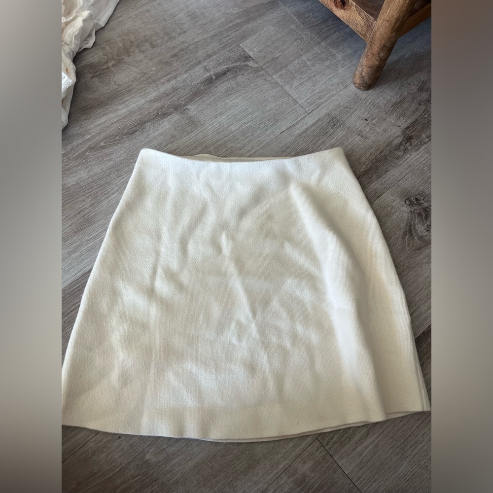 Zara White Mini Skirt